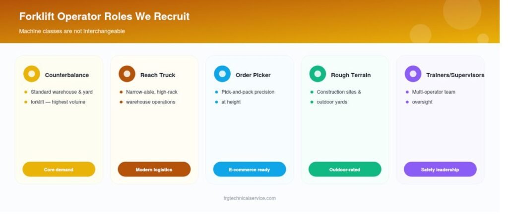 Forklift recruitment agency in UAE
