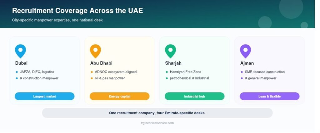 Recruitment agency in main 4 emirate